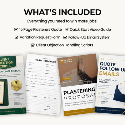 Job-Winning Plasterers Quote