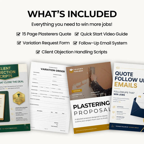 Job-Winning Plasterers Quote