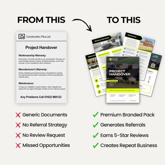 Builders Handover Pack