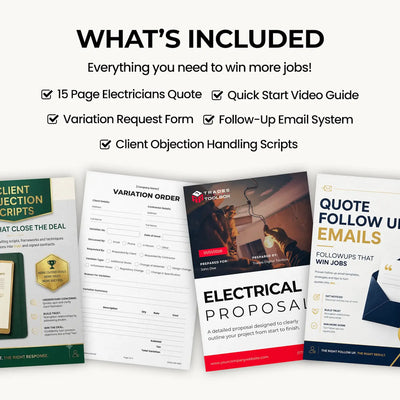 Job-Winning Electricians Quote