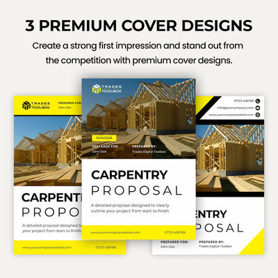 Carpentry Estimate Template for calculating labour, materials and carpentry project costs.