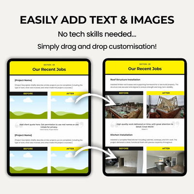 Carpentry Proposal Template for presenting professional carpentry quotations and project proposals.