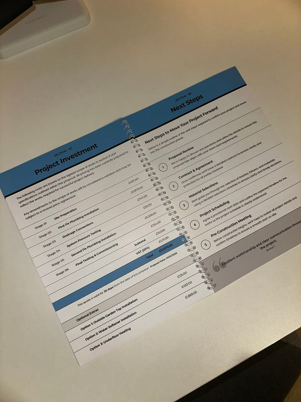 Customer success story using a professional quote template to win more jobs and streamline quoting.