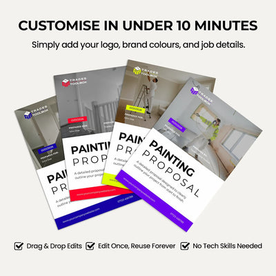 Decorating Quote Template for preparing professional painting and decorating estimates and proposals.