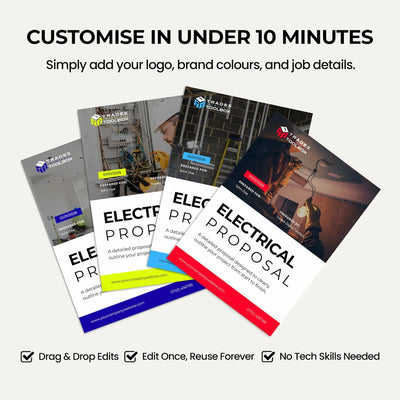 Electrical Bid Template designed for electrical contractors submitting professional project bids.