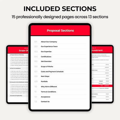 Electrician Estimate Template for creating accurate electrical installation and repair estimates.