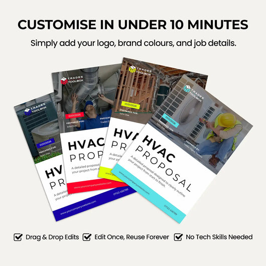 HVAC Estimate Template for creating accurate heating, ventilation and air conditioning project estimates.