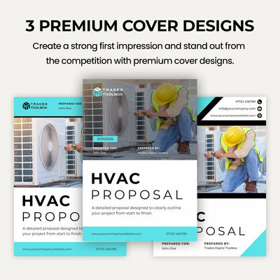 HVAC Proposal Template for presenting professional HVAC quotations and project proposals.