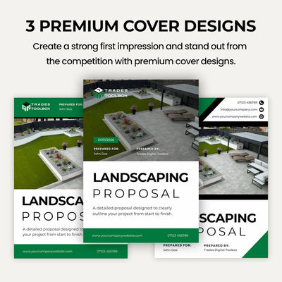Landscaping Cost Estimate Template for tracking labour, materials and landscaping project costs.