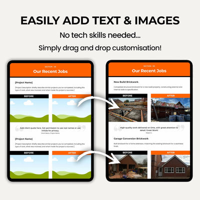 Masonry Contractor Quote Template for creating professional customer quotations and estimates.
