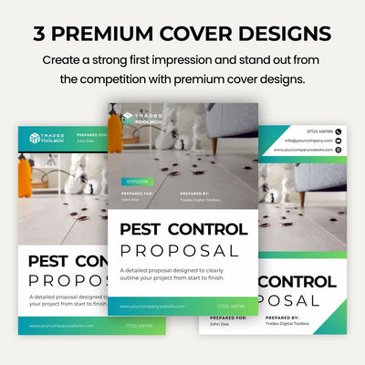 Pest Control Cost Estimate Template for tracking labour, materials and treatment service costs.