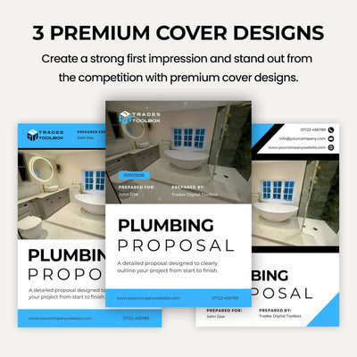 Plumbing Contractor Quote Template for creating professional customer quotations and estimates.