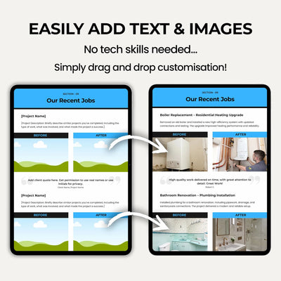 Plumbing Installation Quote Template for preparing professional plumbing estimates and proposals.