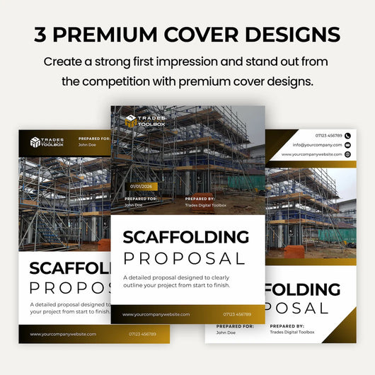 Scaffolding Contractor Quote Template for creating professional customer quotations and estimates.