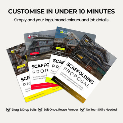 Scaffolding Estimate Template for creating accurate scaffolding project and scaffold hire estimates.